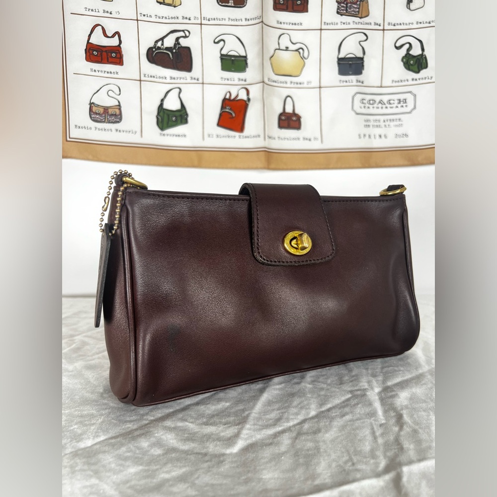 Vintage Coach Legacy Demi Crossbody Bag 9154 - Mahogany Brown (2000)